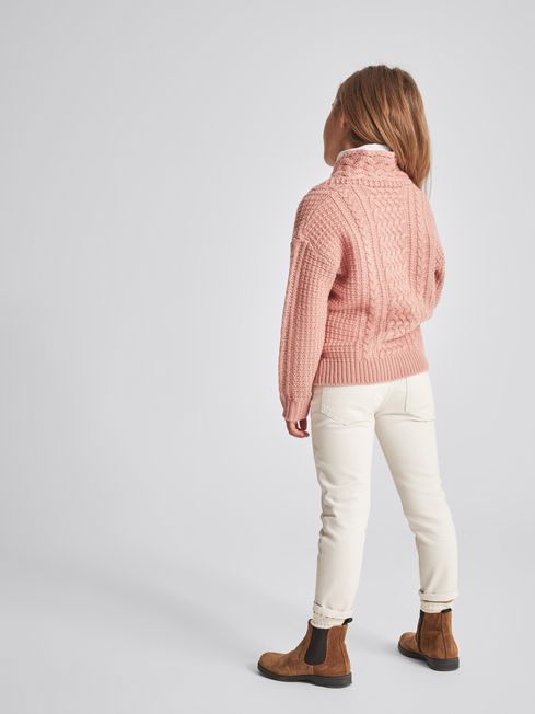 Reiss Ali Junior Cable Knit Jumper 
