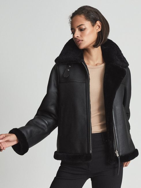 reversible aviator jacket
