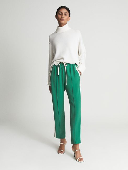 Reiss Green Frazer Taper Tapered Side 