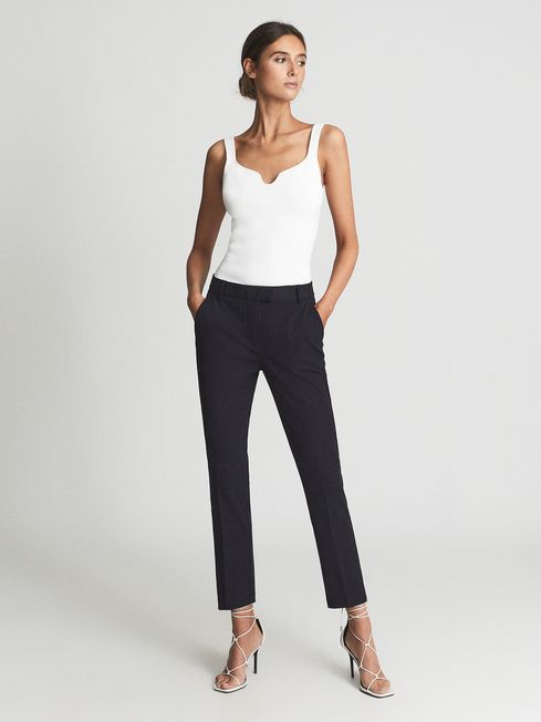 Reiss Joanne Slim Fit Tailored Trousers 