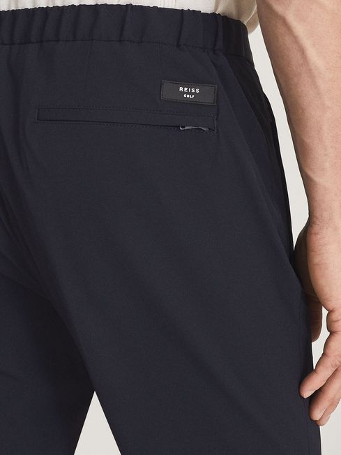 Reiss Navy Ranger Golf Performance Slim Fit Trousers