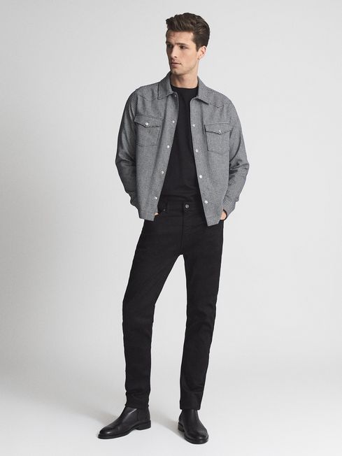 Rufus Tapered Fit Jeans | REISS Australia