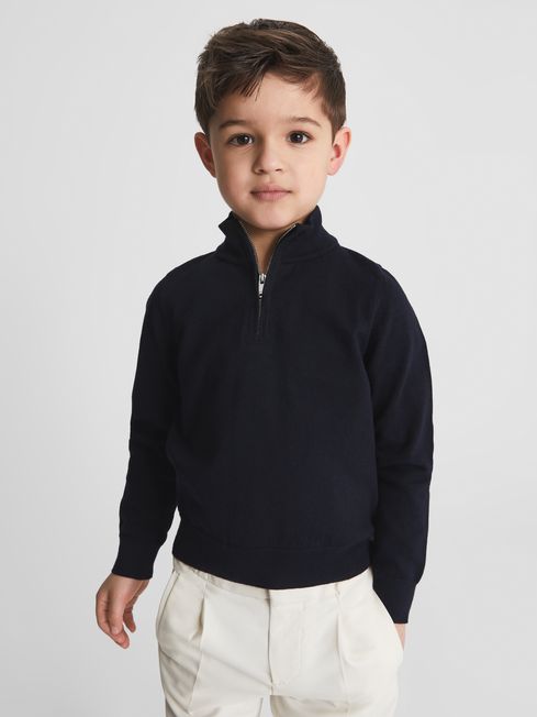 Reiss Hero Junior Funnel Neck Half Zip 