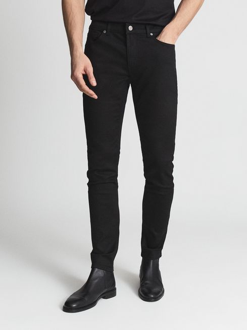 Reiss Black Rufus Super Skinny Jeans 