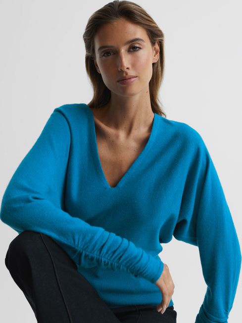 Reiss Jolie V-Neck Cashmere Blend 