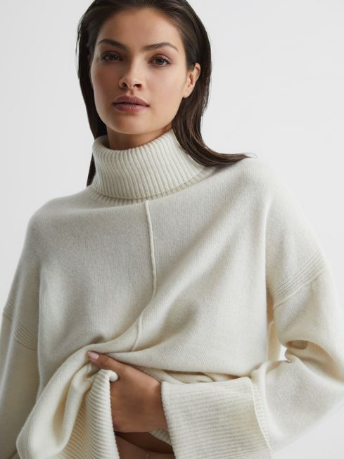 Reiss Sarah Cashmere Blend Roll Neck 