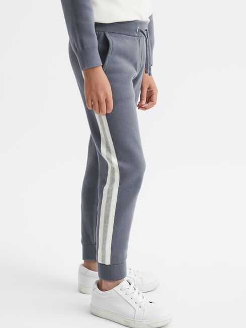 Reiss Airforce Blue Wix Junior Knitted Joggers