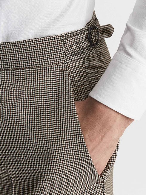 Reiss Oatmeal March Slim Fit Wool 