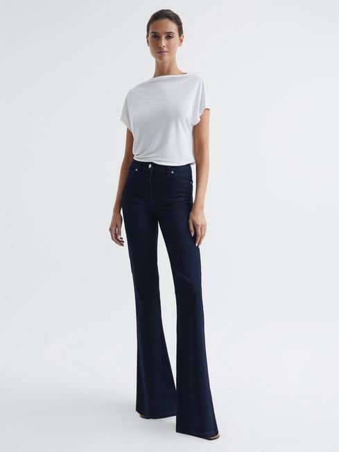Reiss Dark Indigo Beau Petite High Rise 
