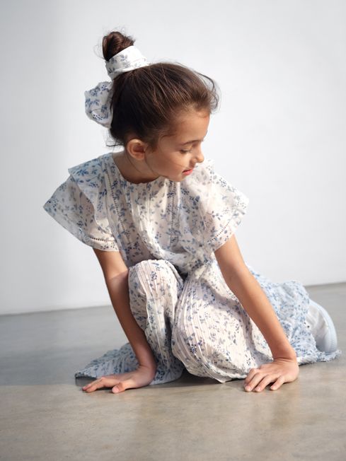 Reiss Sienna Junior Print Pleated 