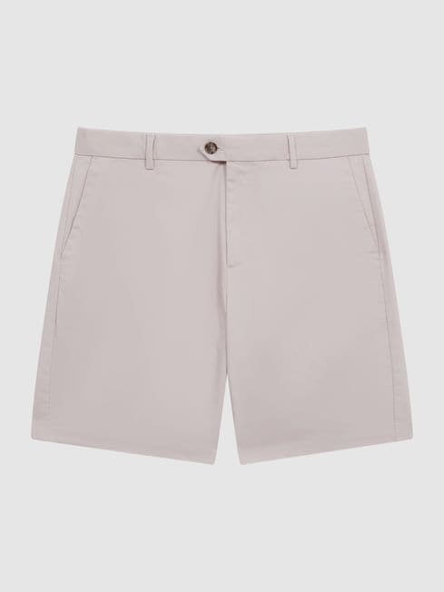 Reiss Soft Pink Wicket Casual Chino Shorts