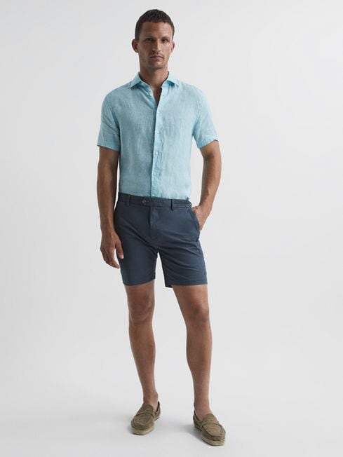 Reiss Airforce Blue Wicket Casual Chino 