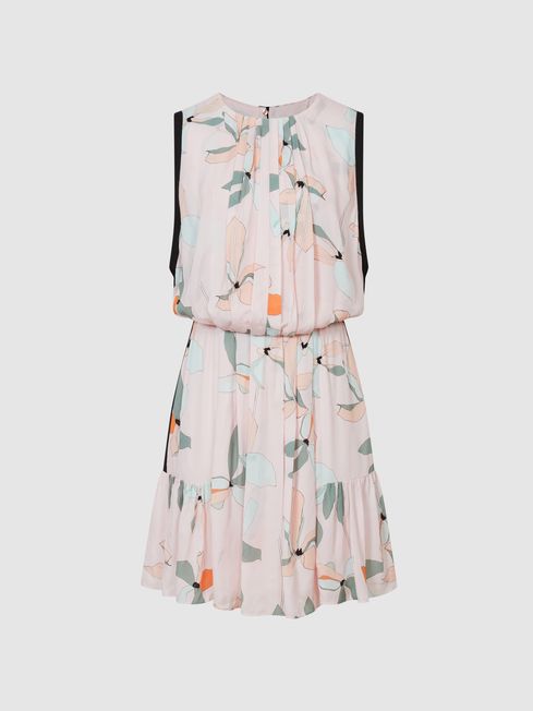 Reiss Sage Jacqueline Leaf Print Mini 