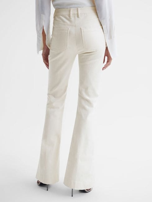 Reiss Cream Florence Petite High Rise 
