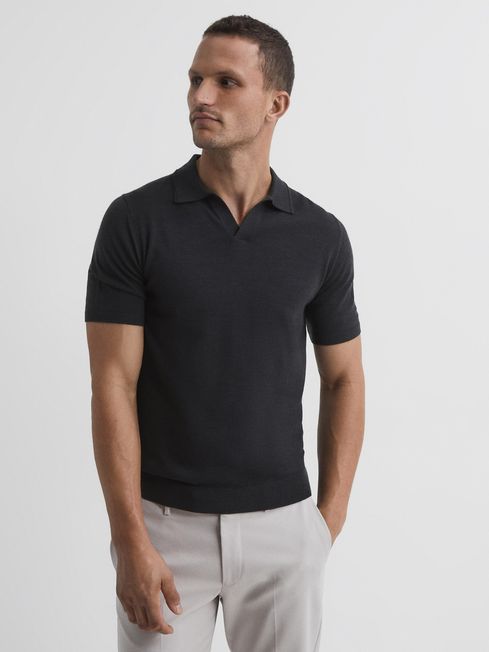Reiss Slate Duchie Merino Wool Open 