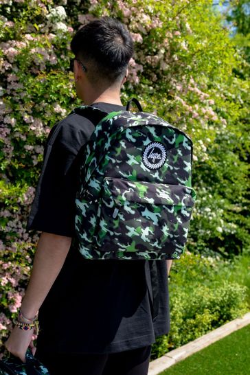 Hype. Green Camo Blur Backpack