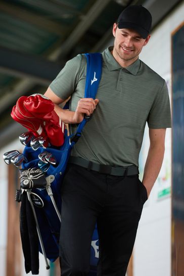 Sage Green Active Golf Polo Shirt