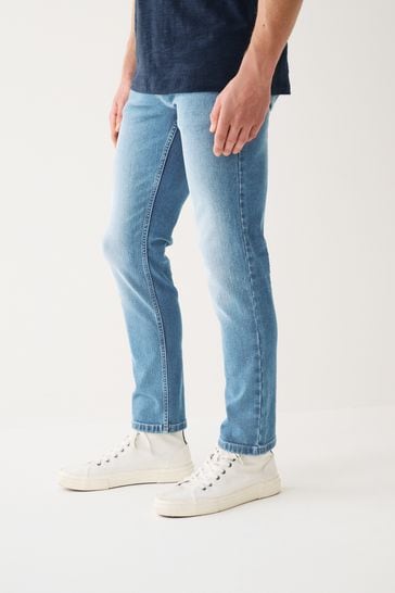 Light Blue Slim Essential Stretch Jeans