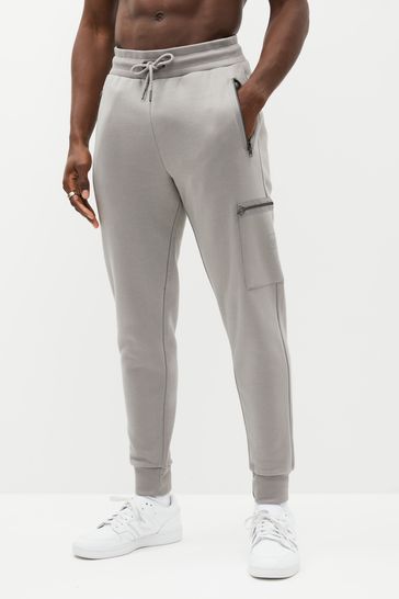 Grey utility deals joggers