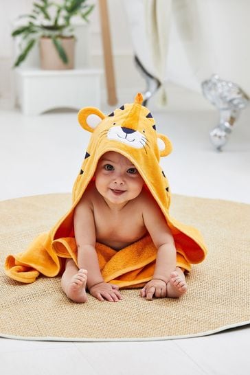 JoJo Maman Bébé Tiger Character Hooded Towel