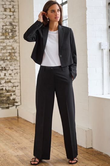 Buy Tailored Wide Trousers from Next Australia
