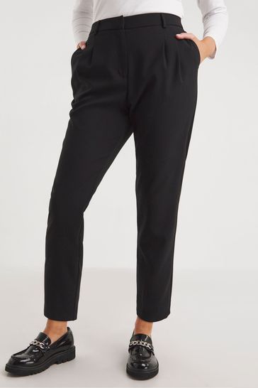 Black cigarette trousers next hotsell