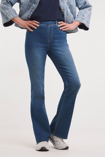 Buy JD Williams Mid Blue Bootcut Jeggings from the Next UK online shop