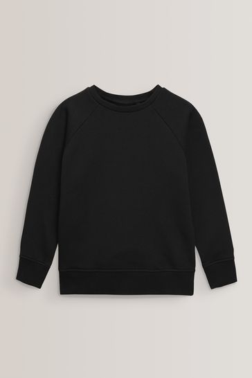 Pack de 1 suéter escolar de cuello redondo en color negro (3 - 17 años)