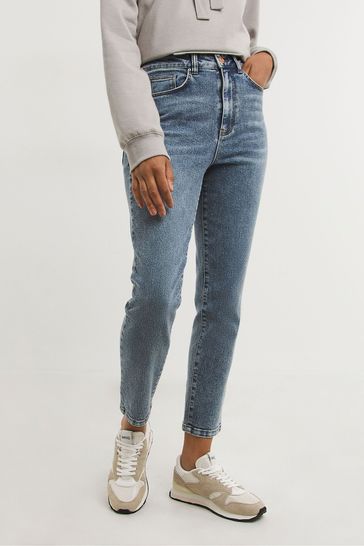 Buy Simply Be Blue Mom Jeans from Next Ireland