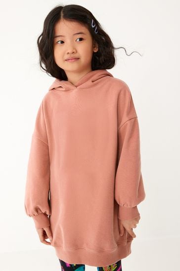 Rust Brown Longline Hoodie (3-16yrs)