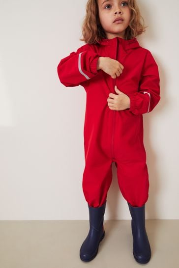 Red Waterproof Puddlesuit (12mths-10yrs)