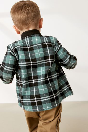 Green Check Shirt T Shirt Set 3mths 7yrs