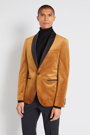Orange sales velvet coat