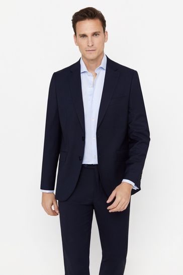 Cortefiel Blue XXI Series Suit: Blazer
