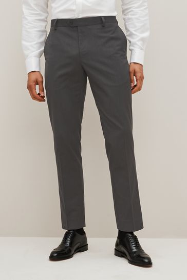 Charcoal Grey Slim Suit Trousers