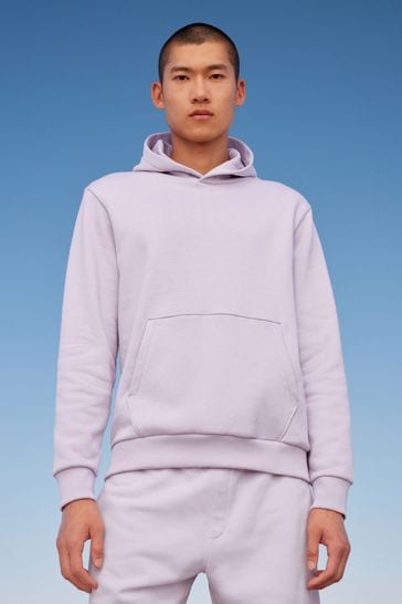 Lilac Purple Jersey Hoodie