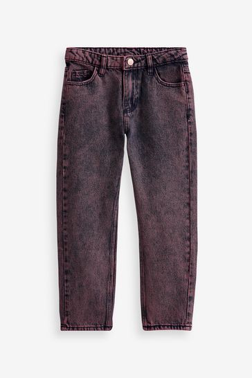 Pink Overdye Mom Jeans (3-16yrs)