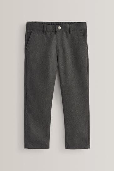 Grey Regular Waist School Jean Trousers (3-17yrs)