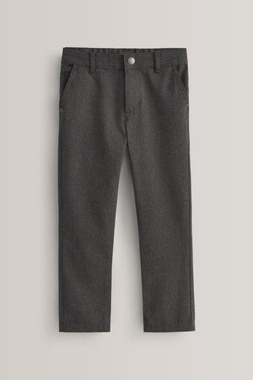 Buy Grey Slim Waist School Jean Trousers (3-17yrs) from the Next UK ...