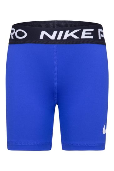 Nike Blue Little Kids Pro Dri-FIT Shorts