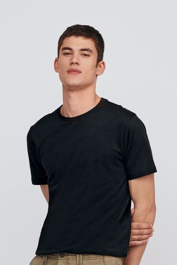 Buy Black Essential Crew Neck T-Shirt from Next USA
