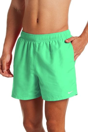 Nike Bright Green 5 Inch Essential Volley Swim Shorts