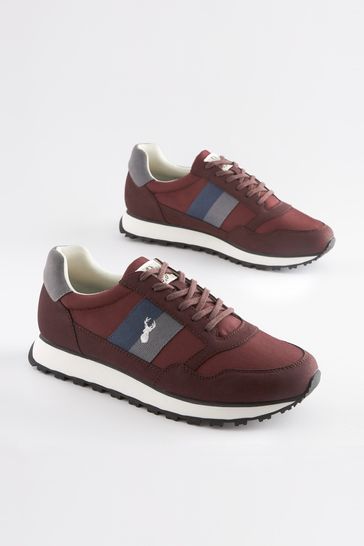 Burgundy Red Runner Style Trainers