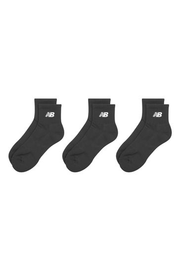 New Balance Black Multipack Everyday Ankle Socks
