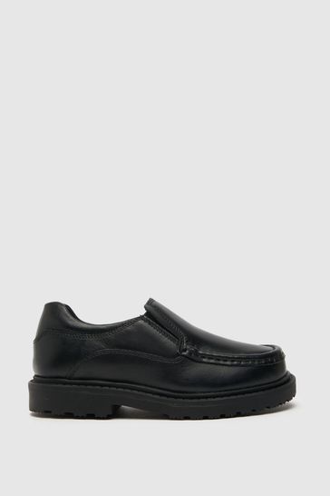 Schuh Junior Black Lasting Leather Shoes