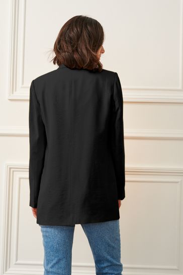 Relaxed black blazer cheap