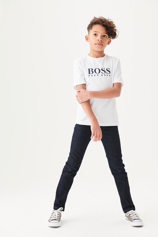 BOSS White Logo T-Shirt