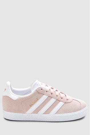pink adidas gazelle trainers