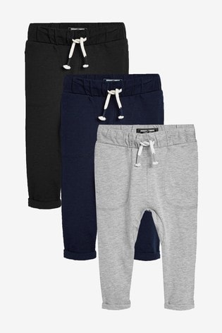 Pack de 3 pantalones de chándal en varios colores ligeros (3 meses-7 años)