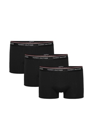 Tommy Hilfiger Premium Black Trunks Three Pack